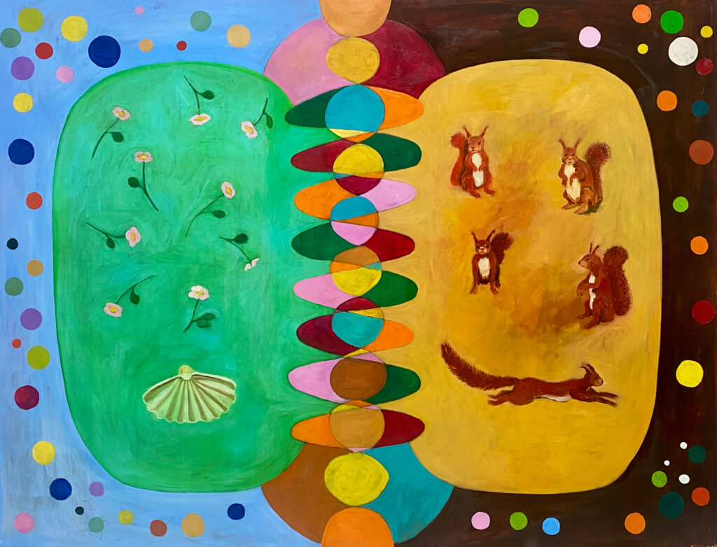 Quattro Stagioni 2, Summer and Autumn, oil on canvas, 2026